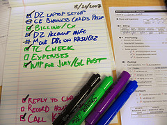 Task List | Source: J Dueck on Flickr