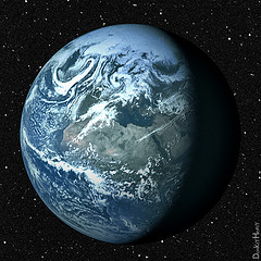 Earth | Source: DonkeyHotey on Flickr via CC BY 2.0 Licence